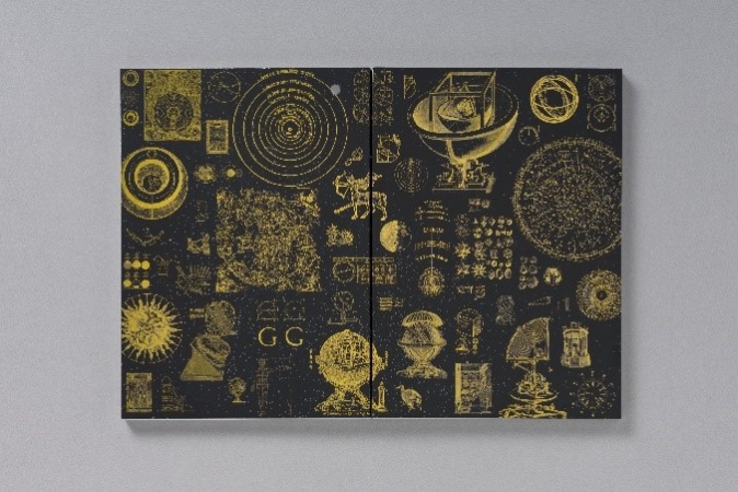 天文学と印刷」の展示図録、「第53回造本装幀コンクール」日本印刷産業 