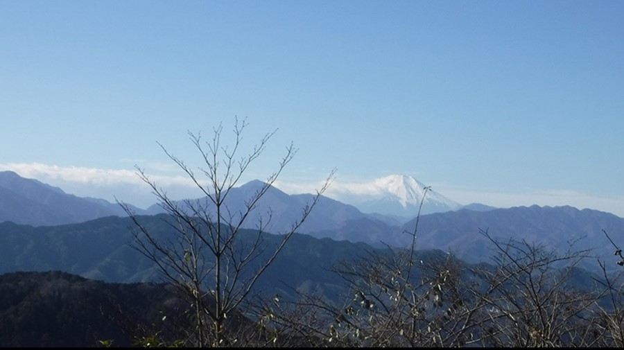 高尾山の山頂からの風景